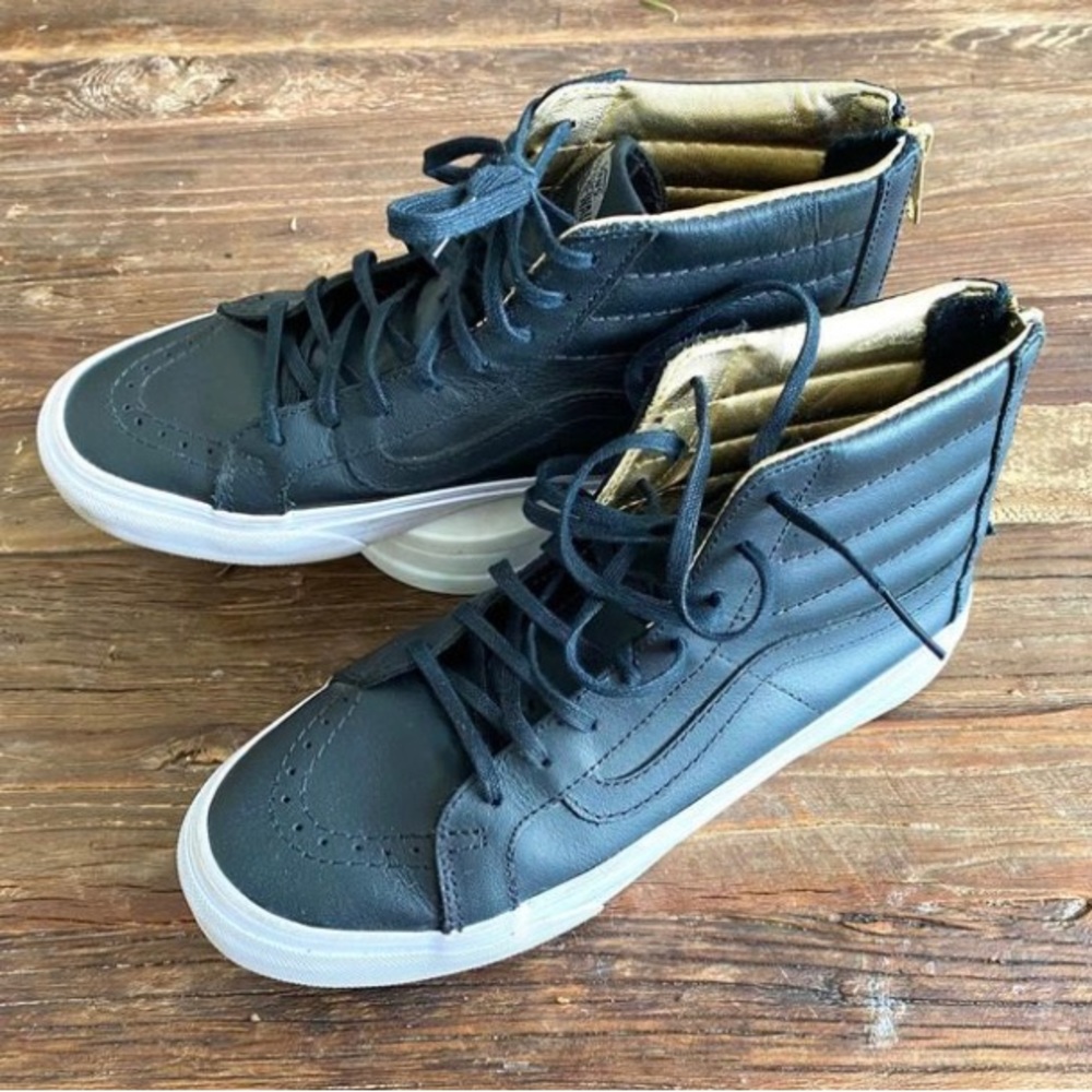 Leather Vans Hightops
